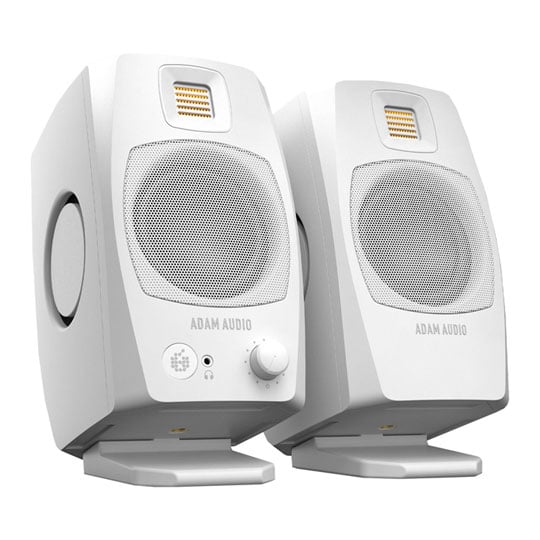 (Open Box) ADAM Audio D3V Desktop Monitor System - White