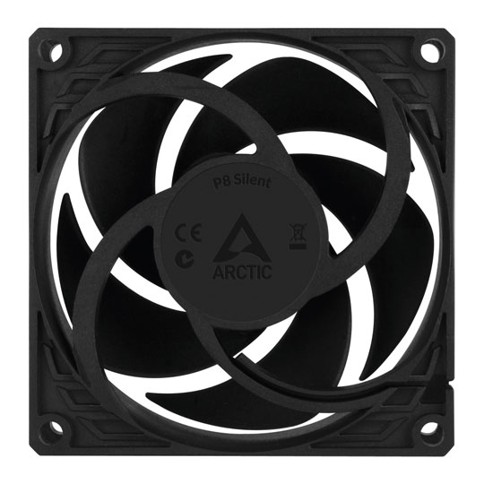 Arctic P8 Silent Black 80mm Pressure Optimised Fan 5 Pack : image 4