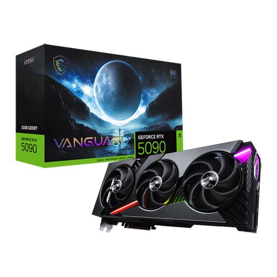 MSI NVIDIA GeForce RTX 5090 32GB VANGUARD SOC Blackwell Graphics Card