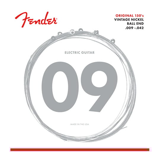 Fender Original 150's Pure Nickel Guitar Strings .009-.042