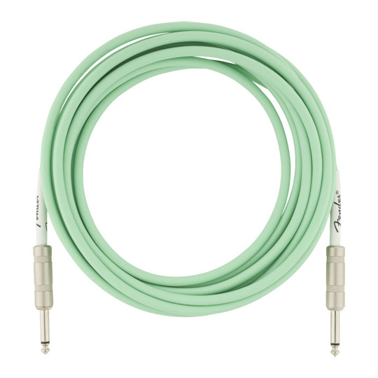 Fender Original Series Instrument Cable, Straight/Straight, Surf Green (15 ft) : image 3