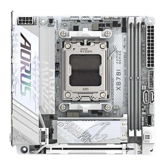Refurbished Gigabyte AMD X870I AORUS PRO ICE mITX Motherboard