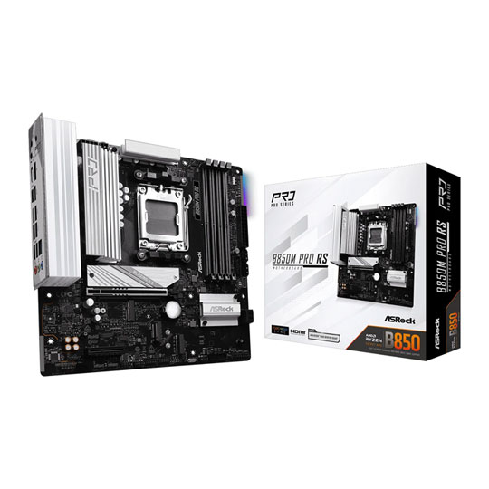 Refurbished ASRock B850M Pro RS, DDR5 PCIe 5.0 microATX Motherboard