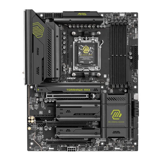 Refurbished MSI MAG B850 TOMAHAWK MAX WiFi AM5 DDR5 PCIe 5.0 ATX Motherboard