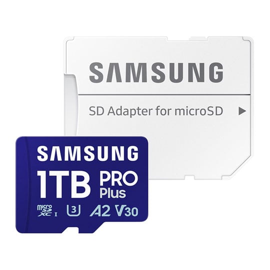 Samsung 1TB MicroSD PRO Plus Memory Card with SD Adapter