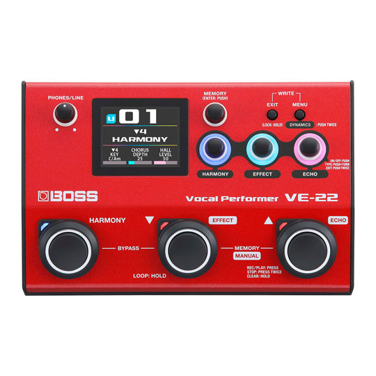 (Open Box) Boss VE-22 Effects and Looper Pedal
