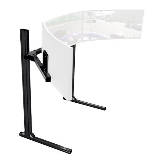 Xclio Freestanding Triple Monitor Stand For Racing Sim/Esports - 17" - 32" Screen Support