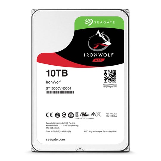 Refurbished Seagate IronWolf 10TB NAS 3.5" SATA HDD/Hard Drive