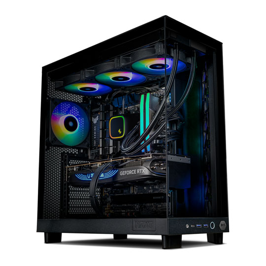 Gaming PC with NVIDIA GeForce RTX 4080 SUPER and AMD Ryzen 7 7800X3D