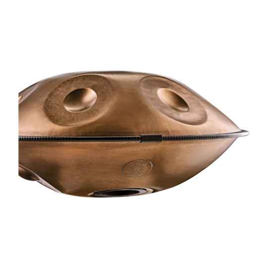 Meinl - Sensory Handpan, Stainless Steel, F Pygmy, 11 Notes, 440 Hz, Vintage Copper, HPSTL110CU : image 2