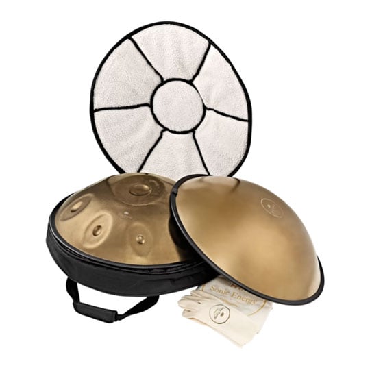 Meinl - D Kurd Handpan, 10 Notes, Vintage Gold - HPSTL100 : image 4