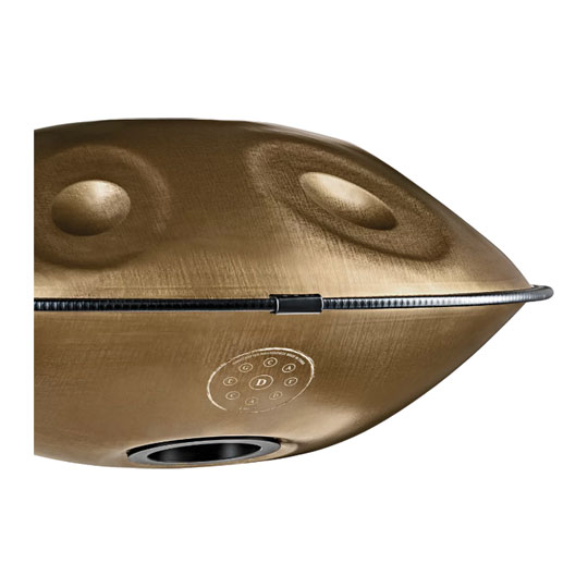 Meinl Sonic Energy Handpan, D Amara, 9 Notes, Vintage Gold - HPSTL91