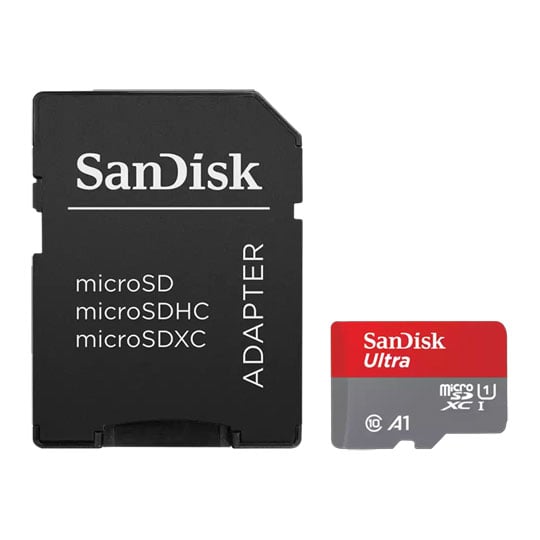 SanDisk Ultra 256GB Performance A1 microSDXC SD Card with Adapter