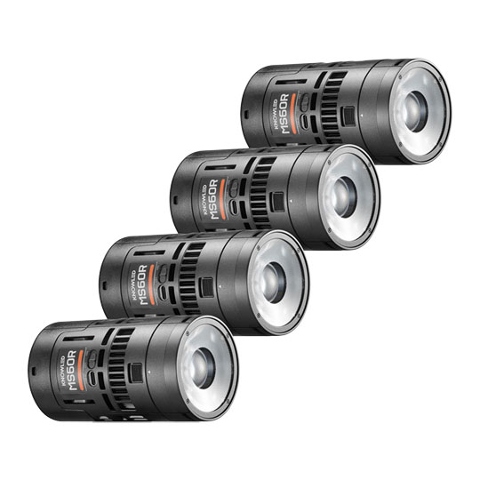 Godox KNOWLED MS60R 4K Full Colour LED 4 Light Kit