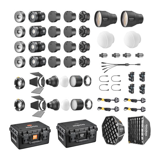 Godox KNOWLED MS60R 4K Full Colour LED 4 Light Kit : image 2