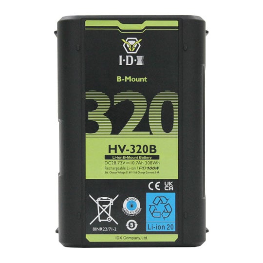IDX HV-320B 320Wh B-Mount Battery