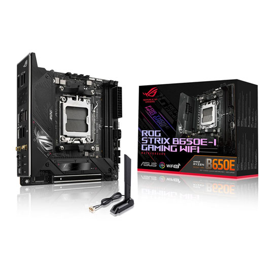 Refurbished ASUS ROG Strix AMD B650E-I Gaming WiFi PCIe 5.0 DDR5 mini-ITX Motherboard