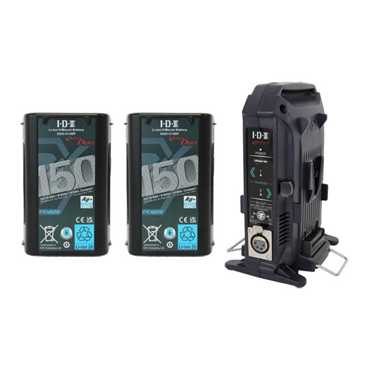 IDX 2x DUO-C150P + VL-2X Charger Bundle