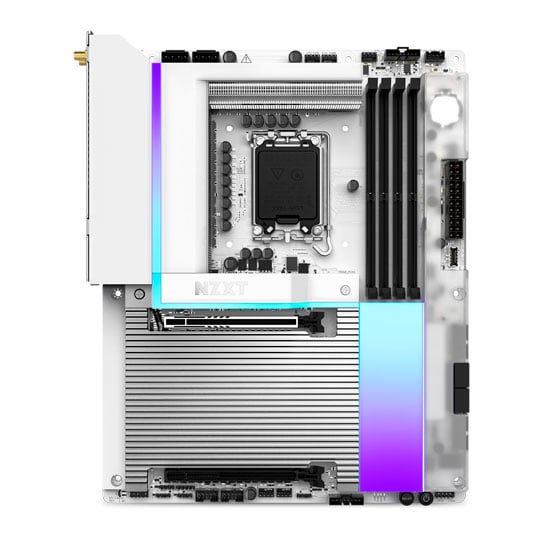 NZXT N9 Intel Z890 Gaming Wi-Fi 7 PCIe 5.0 DDR5 White ATX Motherboard