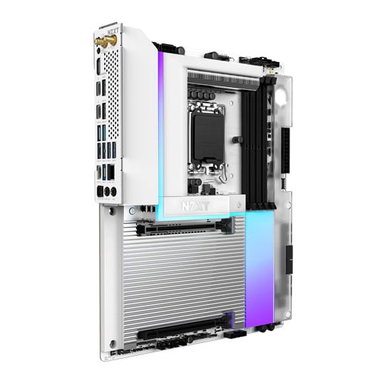 NZXT N9 Intel Z890 Gaming Wi-Fi 7 PCIe 5.0 DDR5 White ATX Motherboard : image 3