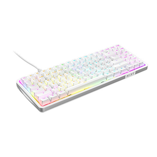 NZXT Function Elite MiniTKL Magnetic Switches Wired RGB Gaming Keyboard White