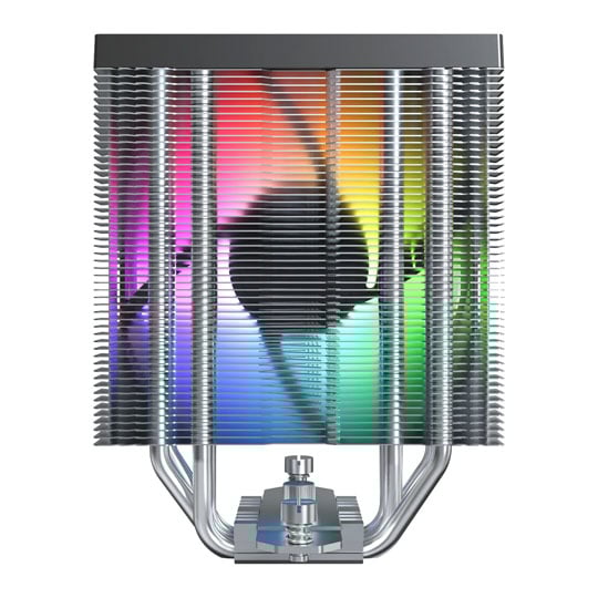 Montech NX400 ARGB Black Intel/AMD Single Tower Air CPU Cooler : image 3