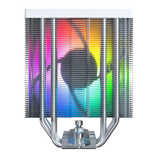 Montech NX400 ARGB White Intel/AMD Single Tower Air CPU Cooler : image 3