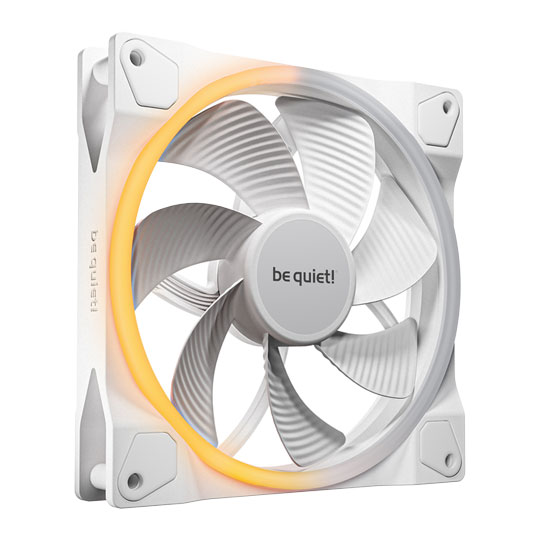 be quiet! Light Wings 140mm ARGB Reverse White PWM Fan