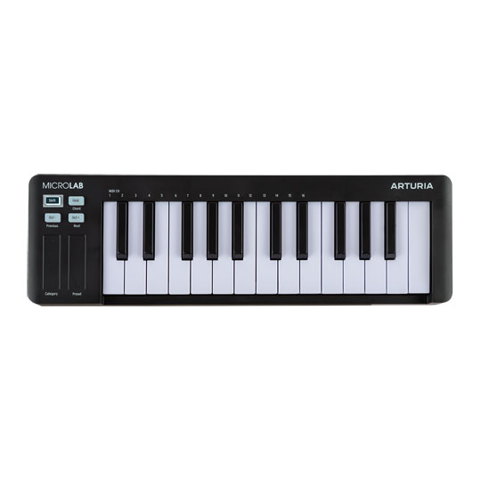 Arturia MicroLab mk3 MIDI Controller Keyboard (Black) : image 4