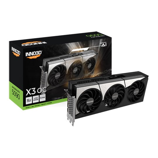 INNO3D NVIDIA GeForce RTX 5090 X3 OC Blackwell Graphics Card