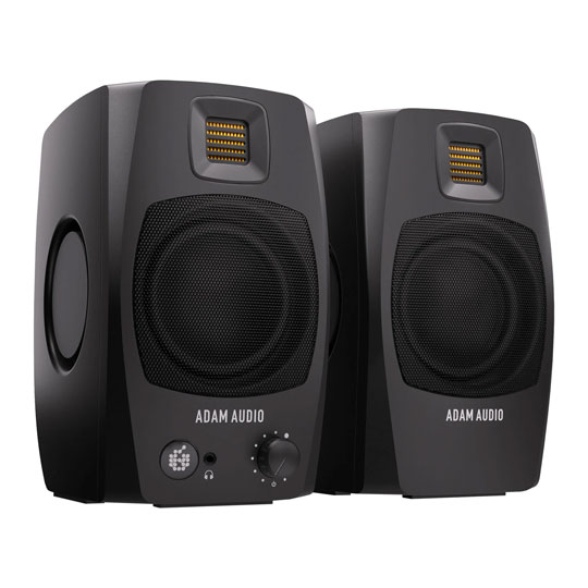 ADAM Audio D3V Desktop Monitor System - Black+ Adam Audio TS10s Sub : image 2