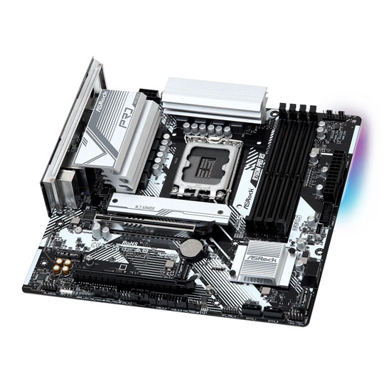 Refurbished ASRock Intel  B760M PRO RS Micro-ATX Motherboard : image 3
