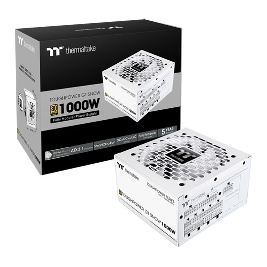 Thermaltake Toughpower GT Snow 1000W Modular ATX3.1 PSU / Power Supply