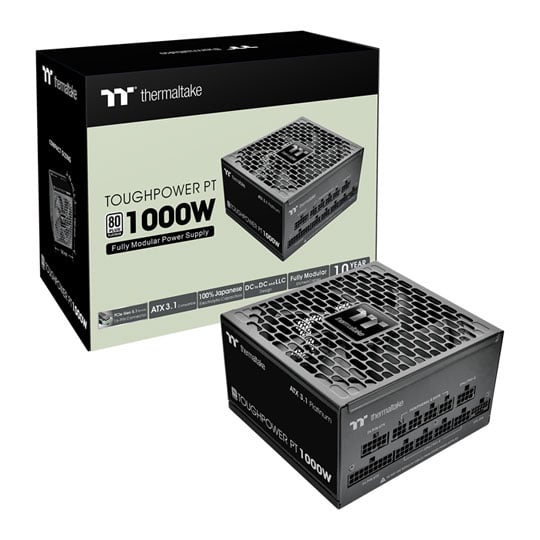 Thermaltake Toughpower PT 1000W Fully Modular 80+ Platinum PCIE 5.1 ATX3.1 Power Supply
