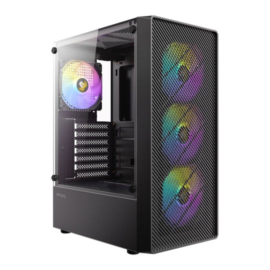 Antec AX26 RGB Elite Black Tempered Glass Mid-Tower ATX Case