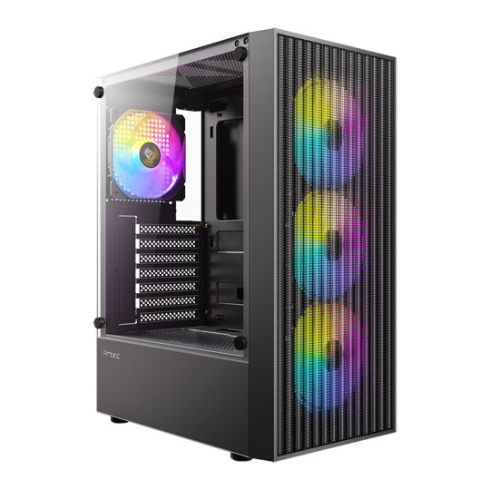 Antec AX27 RGB Elite Black Tempered Glass Mid-Tower ATX Case