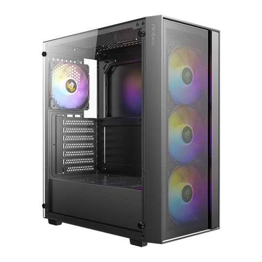 Antec AX65 ARGB Black Tempered Glass Mid-Tower ATX Case