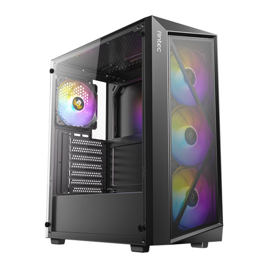 Antec AX67 ARGB Black Tempered Glass Mid-Tower ATX Case