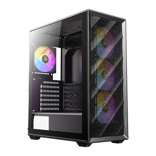 Antec AX85 ARGB Black Tempered Glass Mid-Tower ATX Case