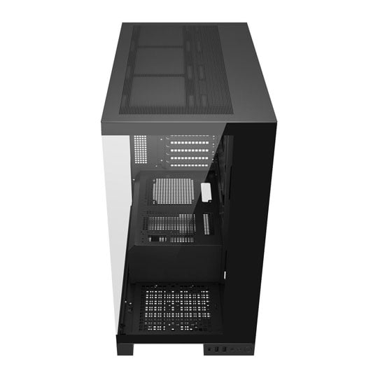 FSP M540 ARGB Dual Chamber Mid Tower Tempered Glass PC Gaming Case with 4x 120mm ARGB Fans Black
