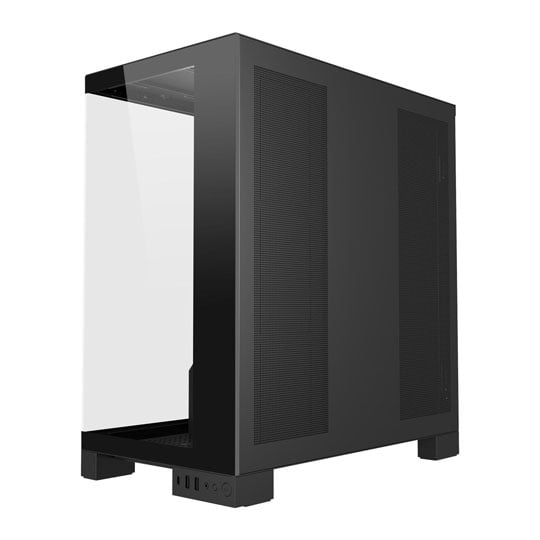 FSP M540 ARGB Dual Chamber Mid Tower Tempered Glass PC Gaming Case with 4x 120mm ARGB Fans Black : image 3