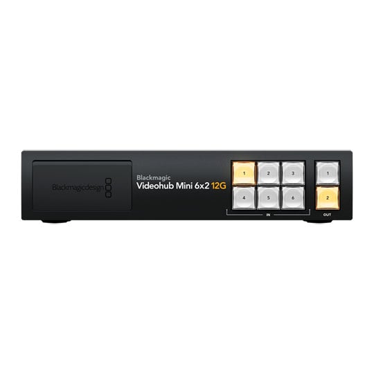 Blackmagic Videohub Mini 6x2 12G : image 1