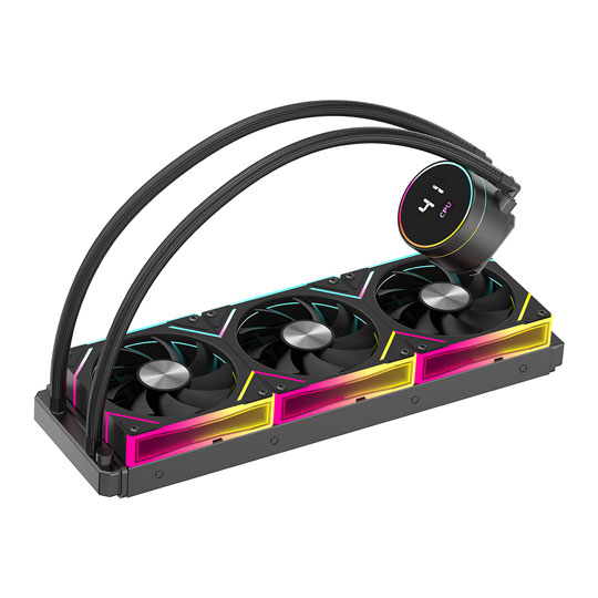CiT Pro Glacier 360mm Intel/AMD Black CPU Liquid Cooler : image 3
