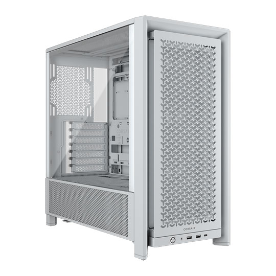 Corsair FRAME 4000D RS White Tempered Glass Modular Mid Tower ATX PC Case
