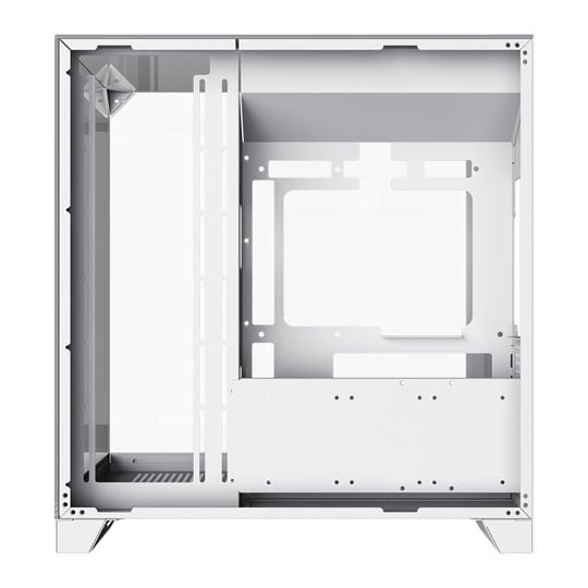 GameMax Infinity Plus White ATX Dual Chamber Mid Tower PC Gaming Case : image 3