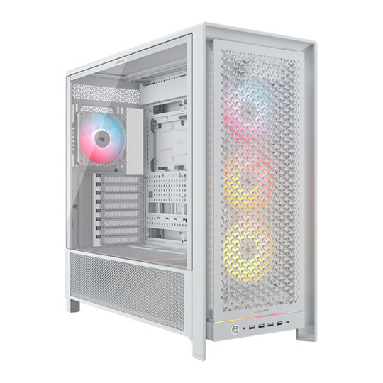 Corsair FRAME 5000D RS ARGB White Modular Mid Tower Tempered Glass PC Gaming Case