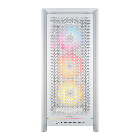 Corsair FRAME 5000D RS ARGB White Modular Mid Tower Tempered Glass PC Gaming Case : image 3