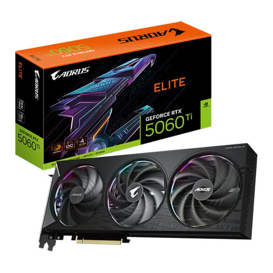 Gigabyte AORUS NVIDIA GeForce RTX 5060 Ti Elite 16GB Blackwell Graphics Card