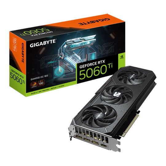 Gigabyte NVIDIA GeForce RTX 5060 Ti Gaming OC 16GB Blackwell Graphics Card