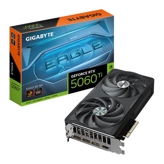 Gigabyte NVIDIA GeForce RTX 5060 Ti EAGLE OC 16GB Blackwell Graphics Card
